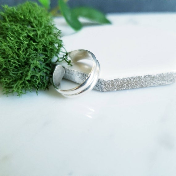 Sterling Silver Double Band Toe Ring: Minimalist Summer Jewelry