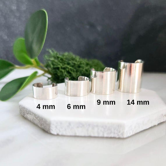 Smooth Sterling Silver Ear Cuff