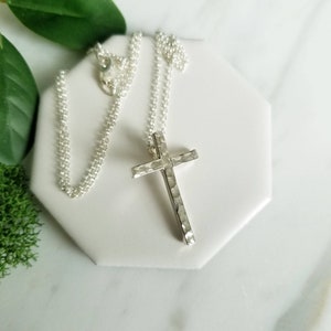 Sterling Silver Cross Necklace image 3