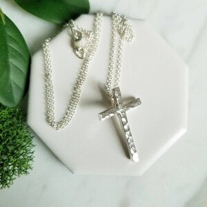 Sterling Silver Cross Necklace image 4