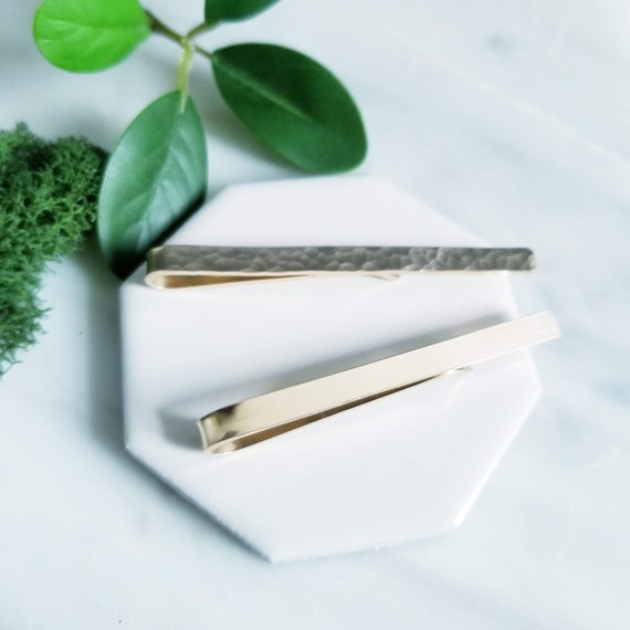 14K Yellow Gold Filled Tie Bar or Tie Clip