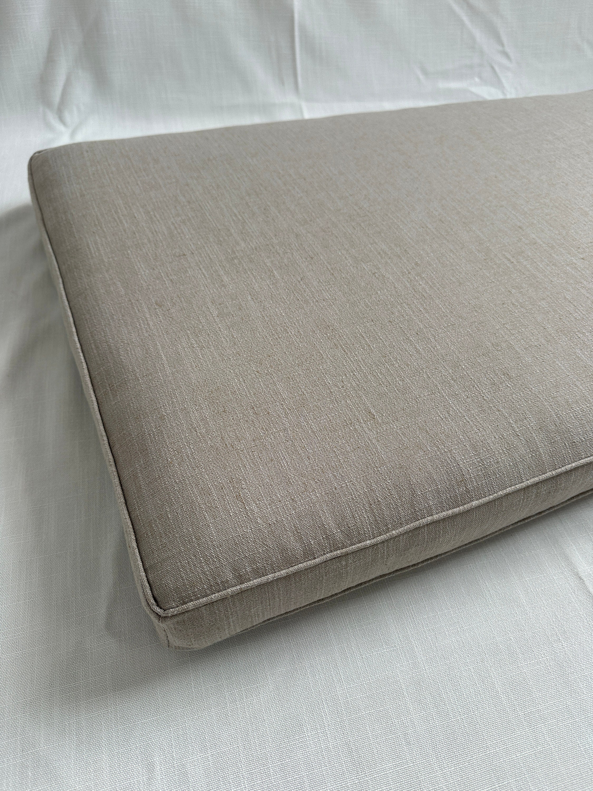 Gray Bench Cushions, Bench Cushions, Custom Size Cushions, Custom