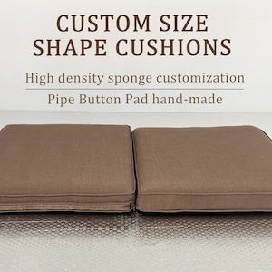 Brown Cotton Cushions,Window Bench Cotton Cushion Indoor,Customized Cotton Bench Cushions,Window Bench Cushion.