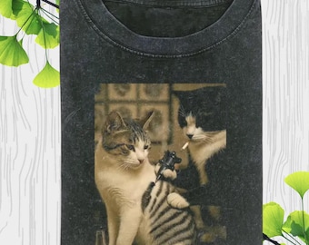 Funny Cat Shirt, Cat Tattoo Meme, Funny Shirts, Parody Tees, Viral Shirt, Funny Gift Shirt, Meme Shirt, Dark Humor and more