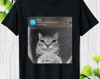 Ring Cat with Motion Meme Shirt, Funny Cat Shirt, Parody Tees, Funny Cat, Cat Meme, Meme Shirts, Shitpost Shirt, Silly Sweatshirt