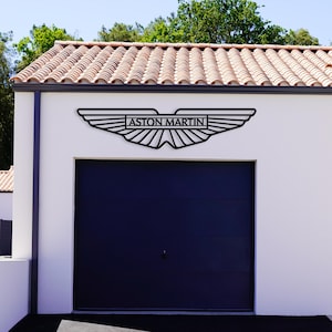 Aston Martin Metal Wall Art, Aston Martin Lovers Unique Gift, Lux Car Shop Metal Sign, Garage Enrty Sign, Gift for Dad, Christmas Gift