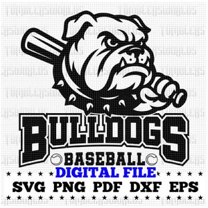 Bulldogs baseball svg, Bulldog baseball svg, Bulldog svg, Bulldogs svg, Cut File, SVG for Cricut or Silhouette sports svg png, team logo
