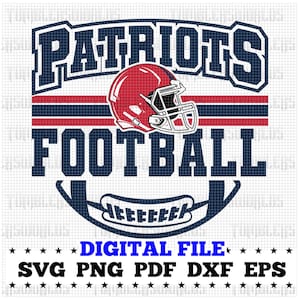 Patriots Football Svg, Football Svg, Sports Svg, Football Shirt, Sublimation Designs, Patriots, Patriots Cricut, Png Dxf Jpg Eps Pdf