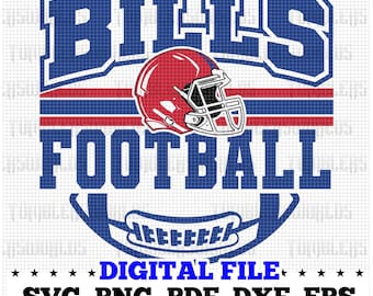 Bills Football SVG, Football SVG, Sports SVG, Football Shirt, Sublimation DTF HTV Designs, Bills, Bills Cricut, Png Dxf Jpg Eps Pdf