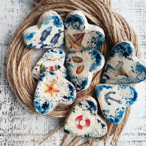 Juego de imanes náuticos, regalo hecho a mano, recuerdos de boda para invitados