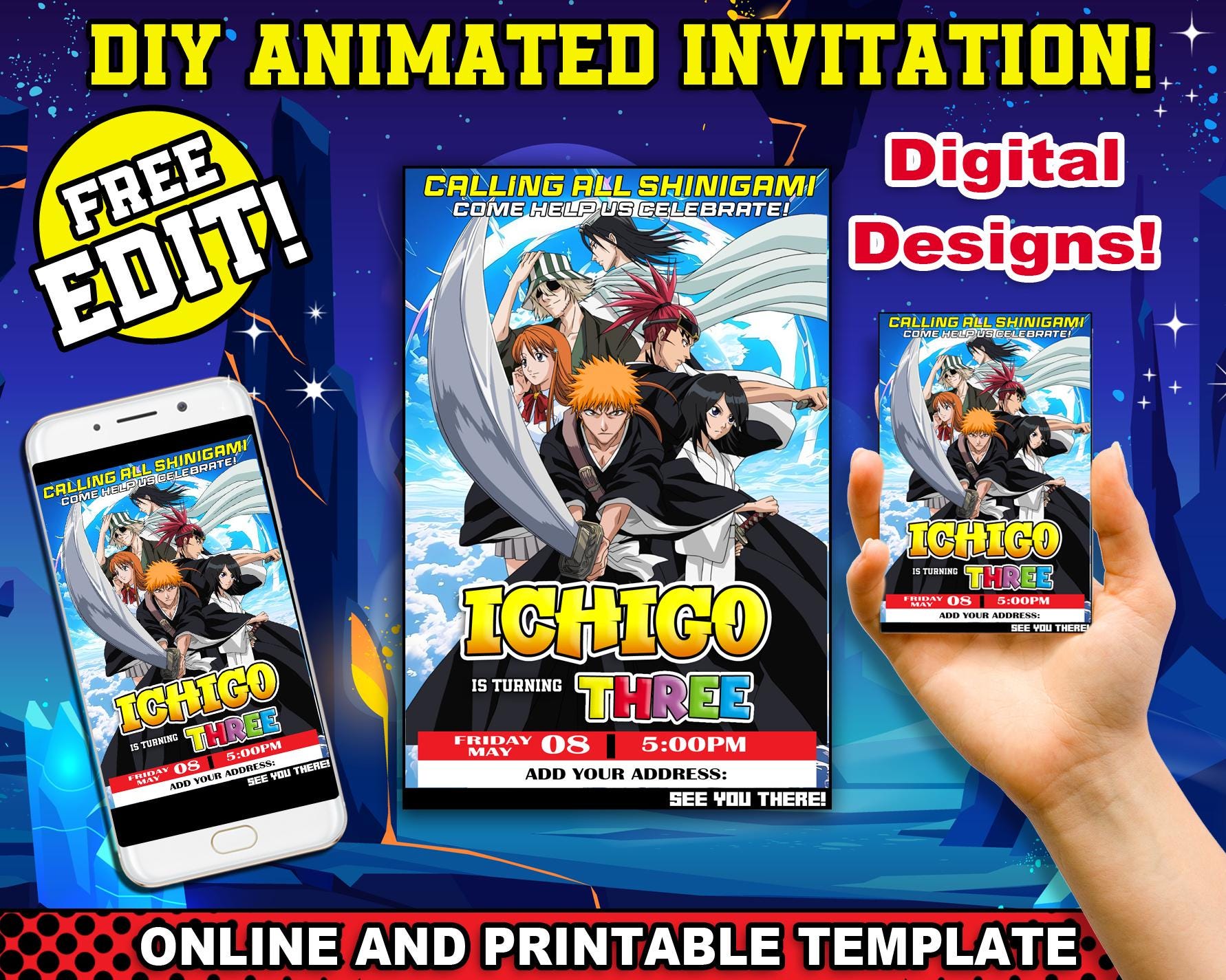 anime-birthday-party-printable-pirates-invitation-card-toddler-1st-birthday-flyer-anime-theme-for-kids-party-editable-cards-for-birthday-etsy for Free Printable Anime Birthday Invitations Anime Birthday Party, Printable Pirates Invitation Card, Toddler 1st Birthday Flyer, Anime Theme for Kids Party, Editable Cards for Birthday - Etsy for Free Printable Anime Birthday Invitations