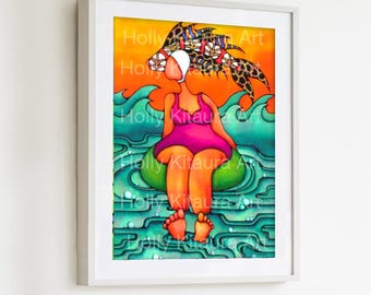 Pool Party Fine Art Giclée Print