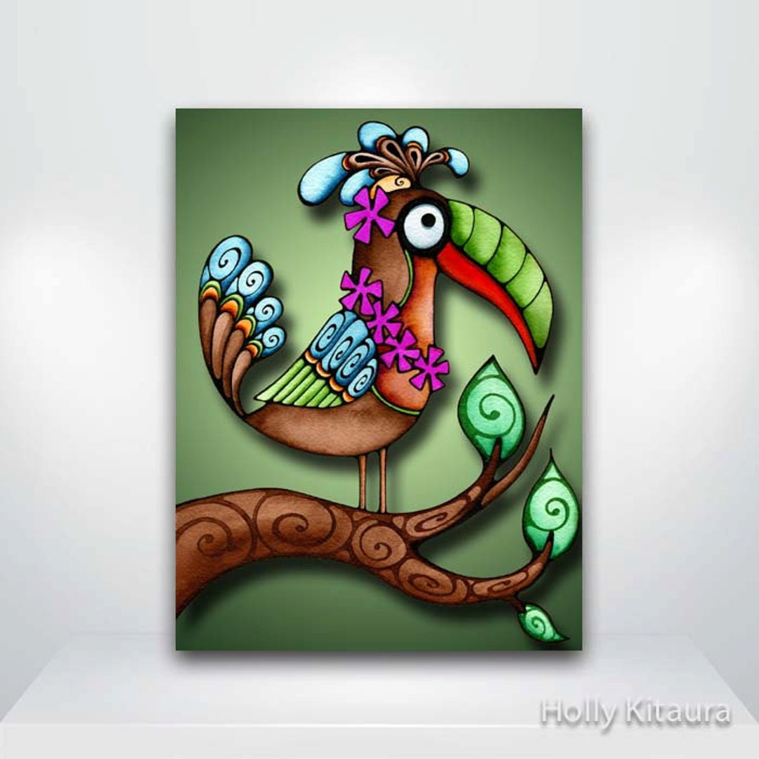 Tropical Toucan Bird Tree Painting Fine Art Giclée Print Etsy Tropical Toucan Bird Tree Painting Fine Art Giclée Print Etsy