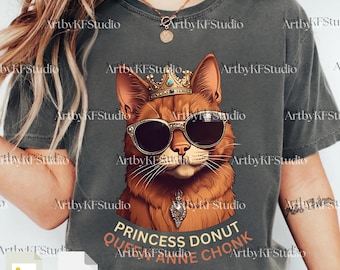 Princess Donut PNG Svg, Dungeon Crawler Carl Clipart, Sci-Fi Book Lover Digital Download, Bookish Donut Graphic, Fantasy Reader Art