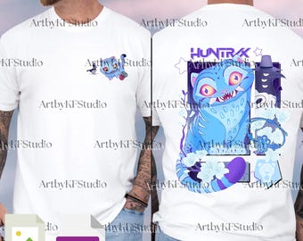 Demon Hunter Tiger PNG, Huntrix Derpy Tiger Clipart, Cute Kpop Cat PNG, Anime Tiger Design, Kawaii Derpy Animal Merch, Demon Hunter PNG