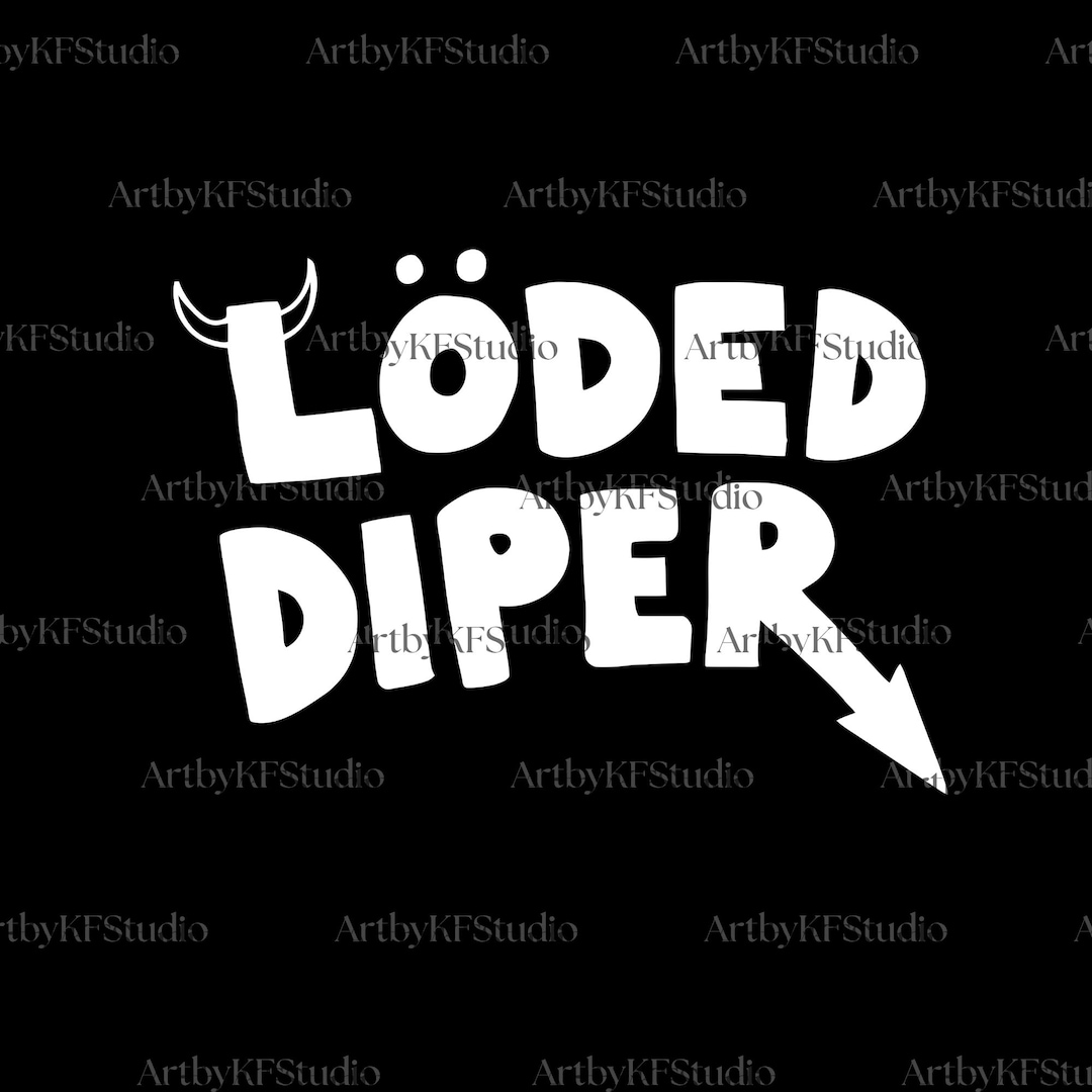 Rodrick Design Loded Diper SVG, Wimpy Kid Quote PNG, Vintage Look Cut File, Rodrick ...