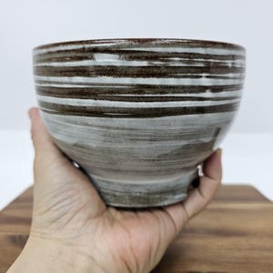Handmade Ceramic Planter, Wheel Thrown Pottery, Earth Tone Glazed Plant Pot, Rustic Indoor Planter, Natural Texture Ceramic