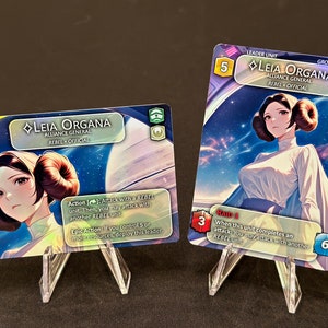 Leia Organa - Líder Alter - Star Wars Unlimited TCG