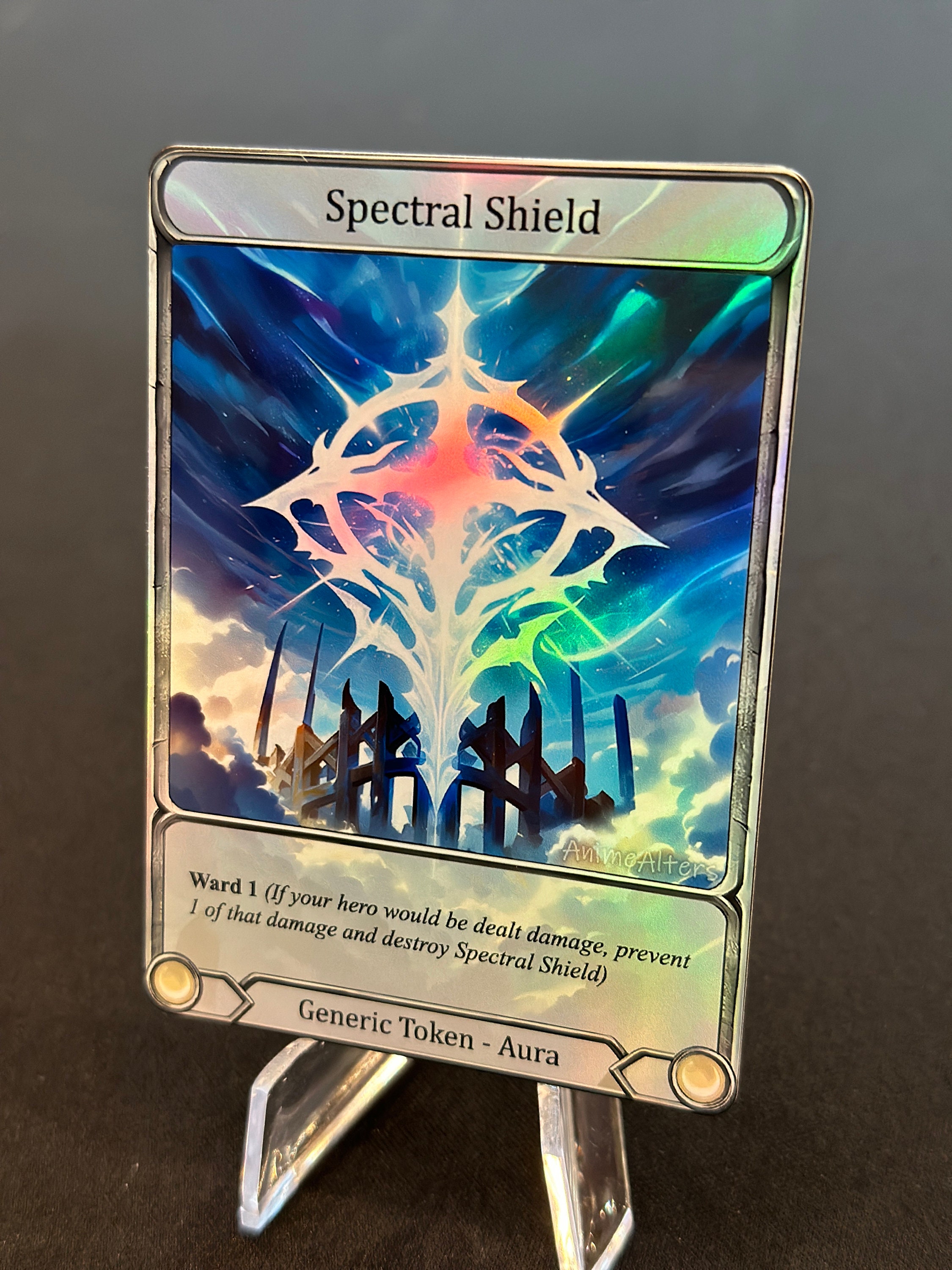 Spectral Shield - Token Alter - Flesh and Blood TCG - Etsy Spectral Shield - Token Alter - Flesh and Blood TCG - Etsy