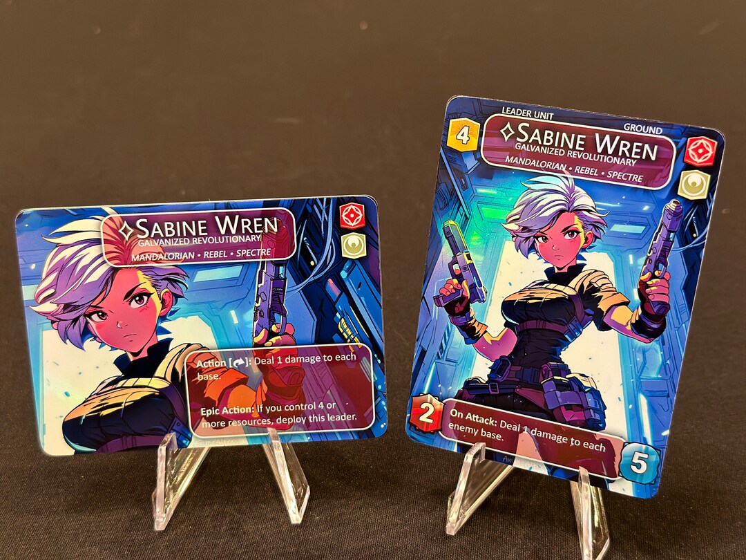 Sabine Wren - Leader Alter - Star Wars Unlimited TCG - Etsy