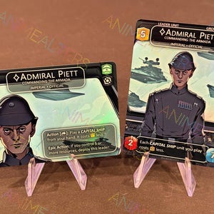 Almirante Piett, al mando de la Armada - Líder Alter - Star Wars Unlimited TCG