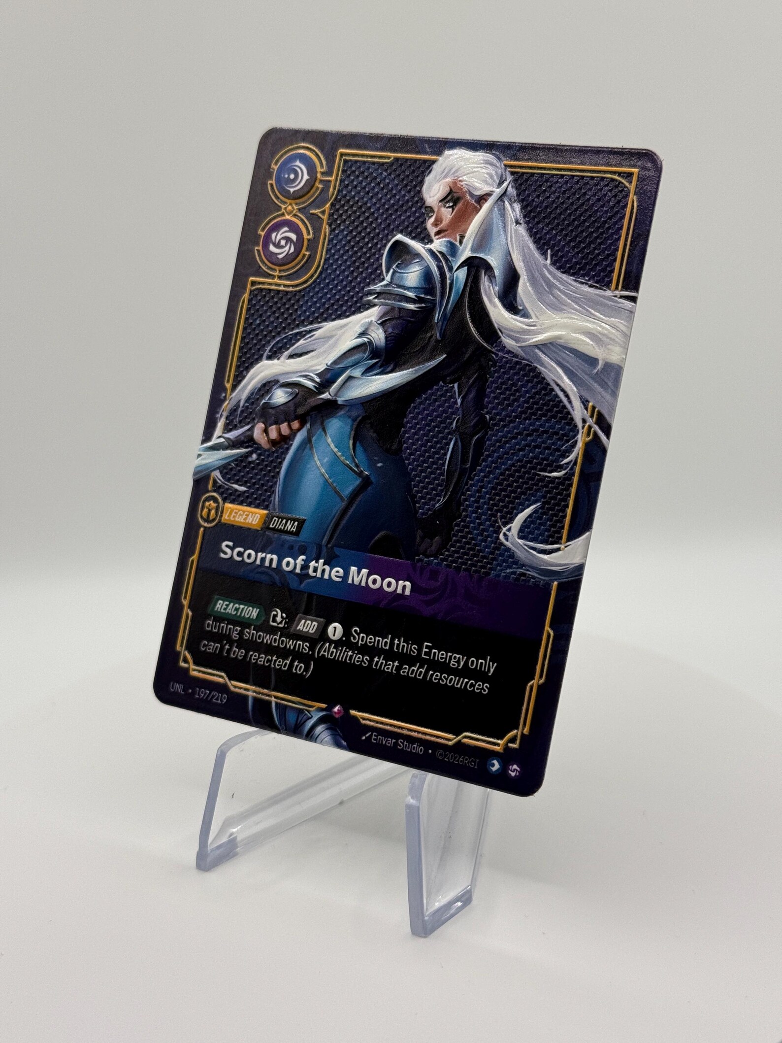 Diana - Scorn of the Moon - 3D Legend Proxy - Riftbound TCG - Etsy