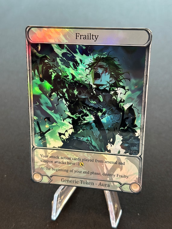 Frailty - Token Alter - Flesh and Blood TCG - Etsy