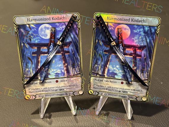 Harmonized Kodachi - Weapon Alter - Flesh and Blood TCG - Etsy