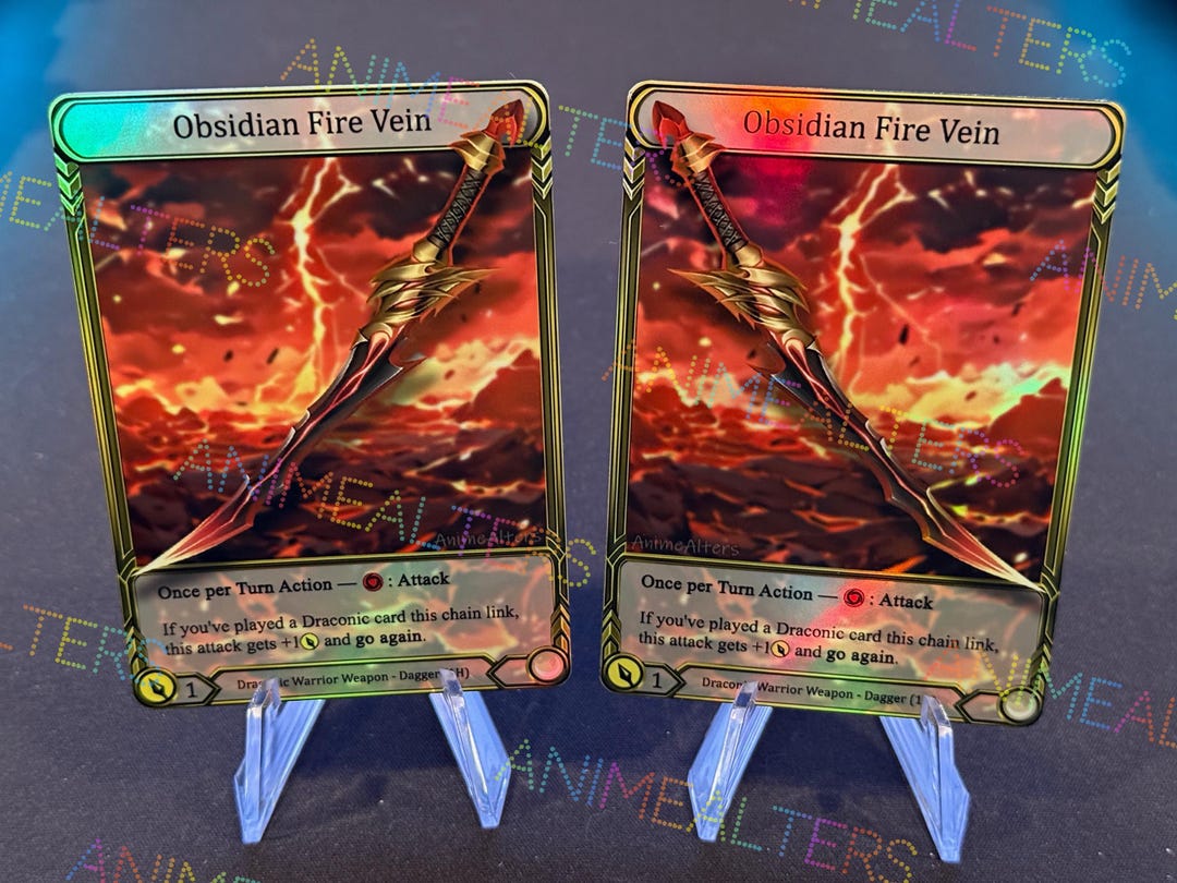Obsidian Fire Vein : r/FleshandBloodTCG
