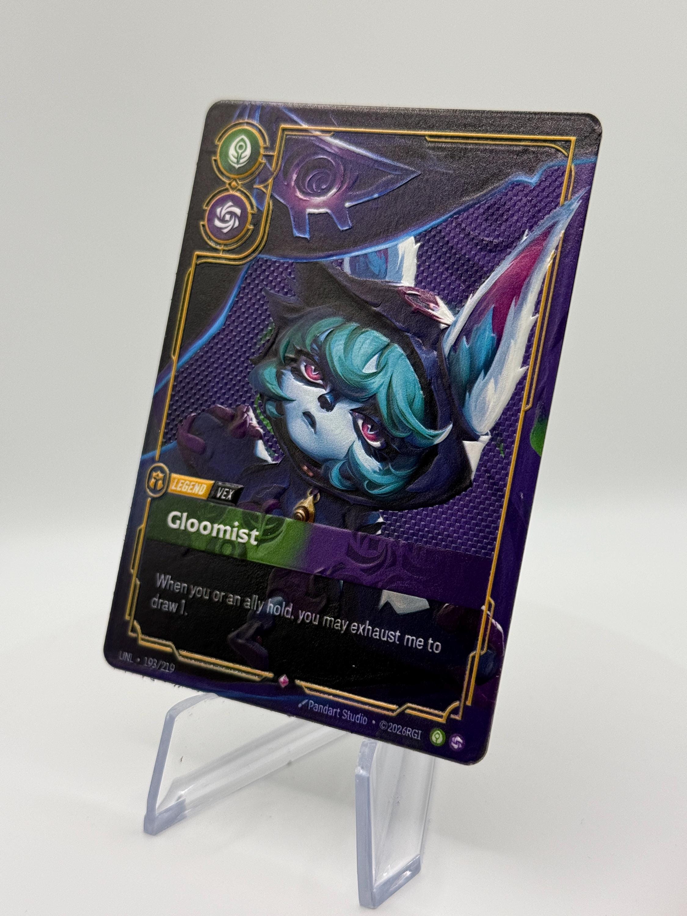 Vex - Gloomist - 3D Legend Proxy - Riftbound TCG - Etsy UK