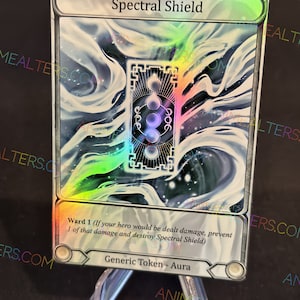 Spectral Shield - Flesh and Blood Illusionist Aura Token - Etsy