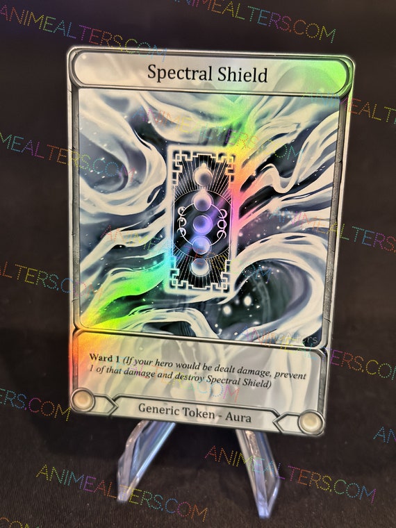 Spectral Shield (moon Variant) - Token Alter - Flesh and Blood TCG