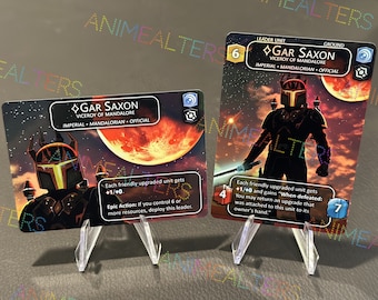 Gar Saxon, Viceroy of Mandalore - Leader Alter - Star Wars Unlimited TCG