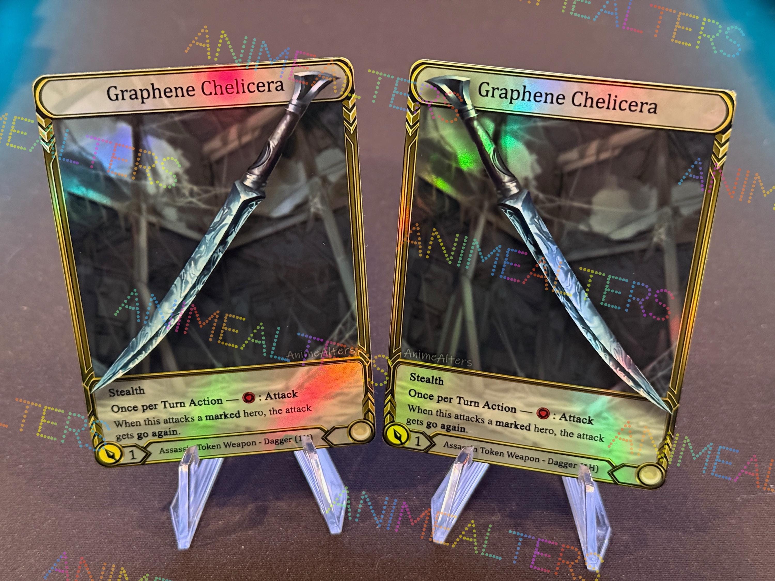 Graphene Chelicera - Weapon Alter - Flesh and Blood TCG - Etsy Finland