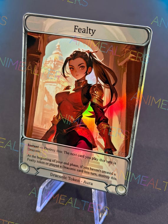 Fealty - Token Alter - Flesh and Blood TCG - Etsy