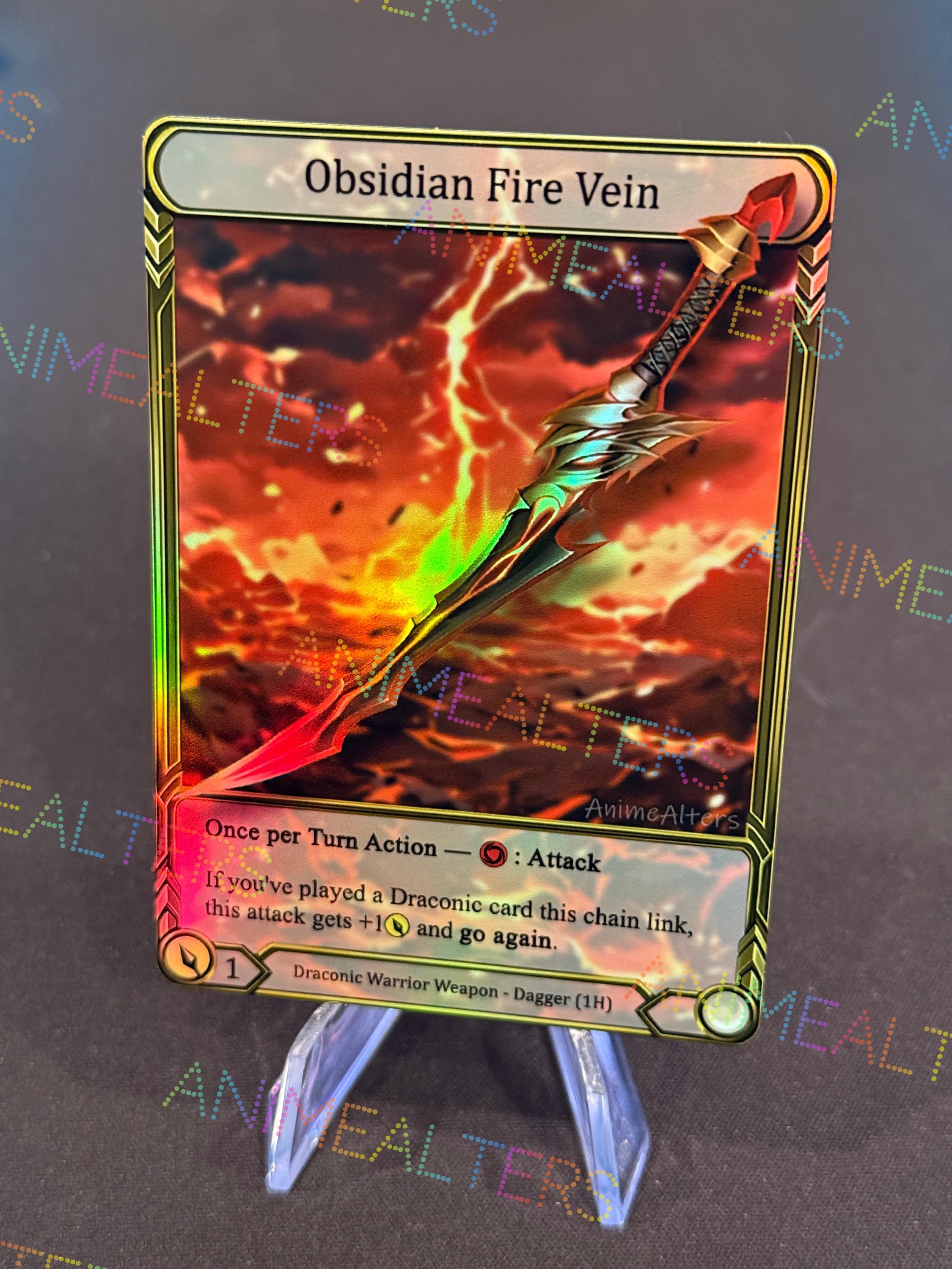 新製品情報も満載 Obsidian Etsy - TCG Blood and Flesh - Alter Weapon - Vein Fire その他