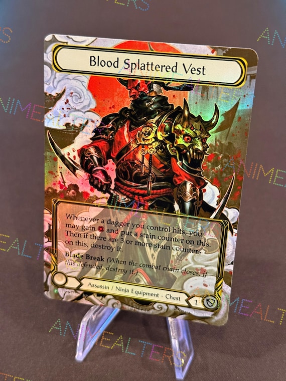 Blood Splattered Vest - Equipment Proxy Alter - Flesh and Blood