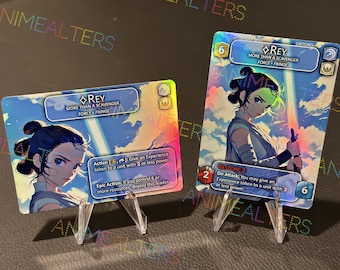 Rey, More than a Scavenger - Leader Alter - Star Wars Unlimited TCG