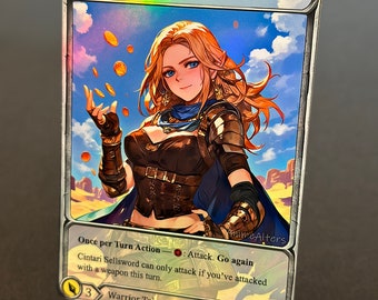 Cintari Sellsword - Token Alter - Flesh and Blood TCG - Etsy