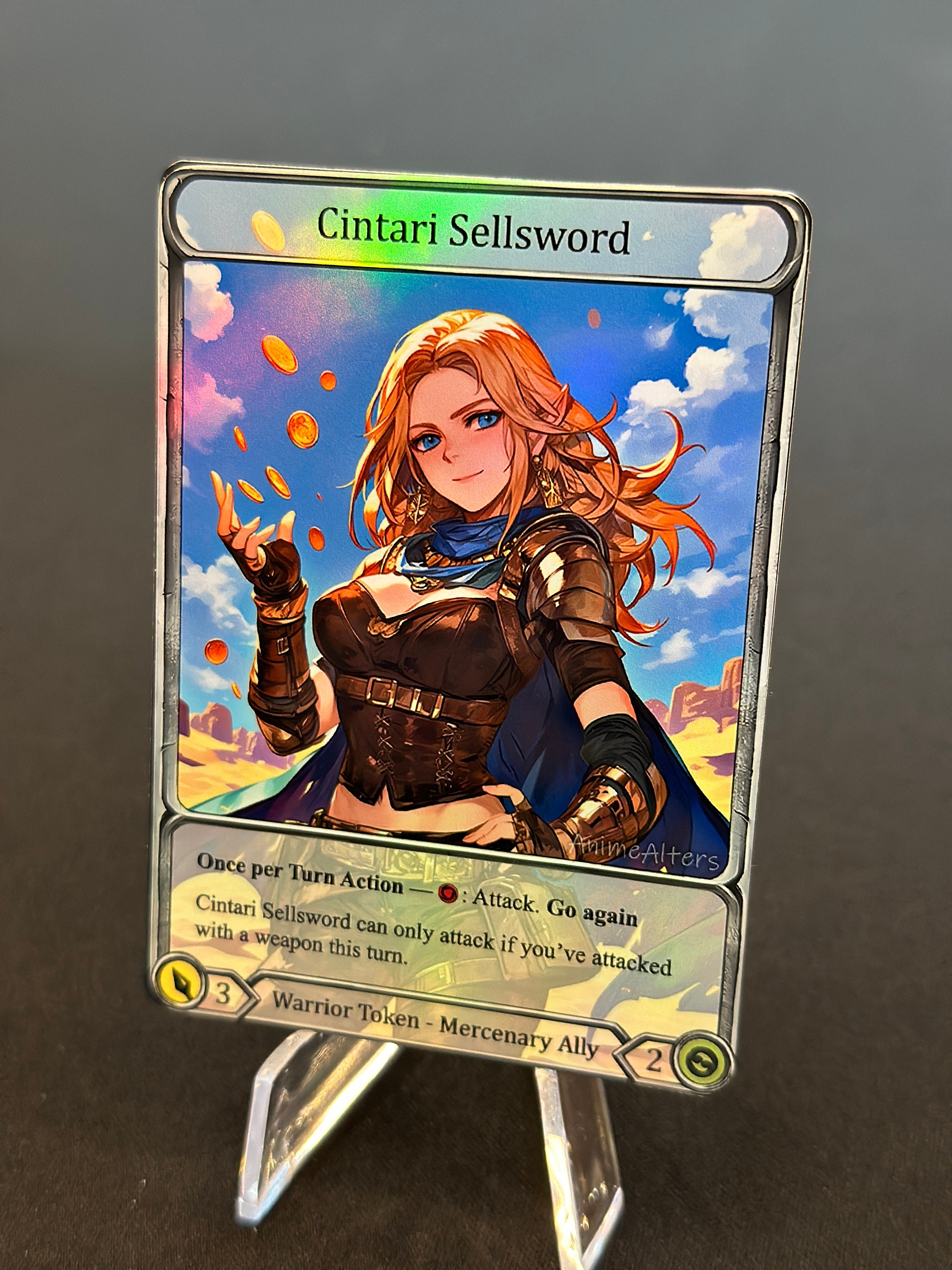 Cintari Sellsword - Token Alter - Flesh and Blood TCG - Etsy