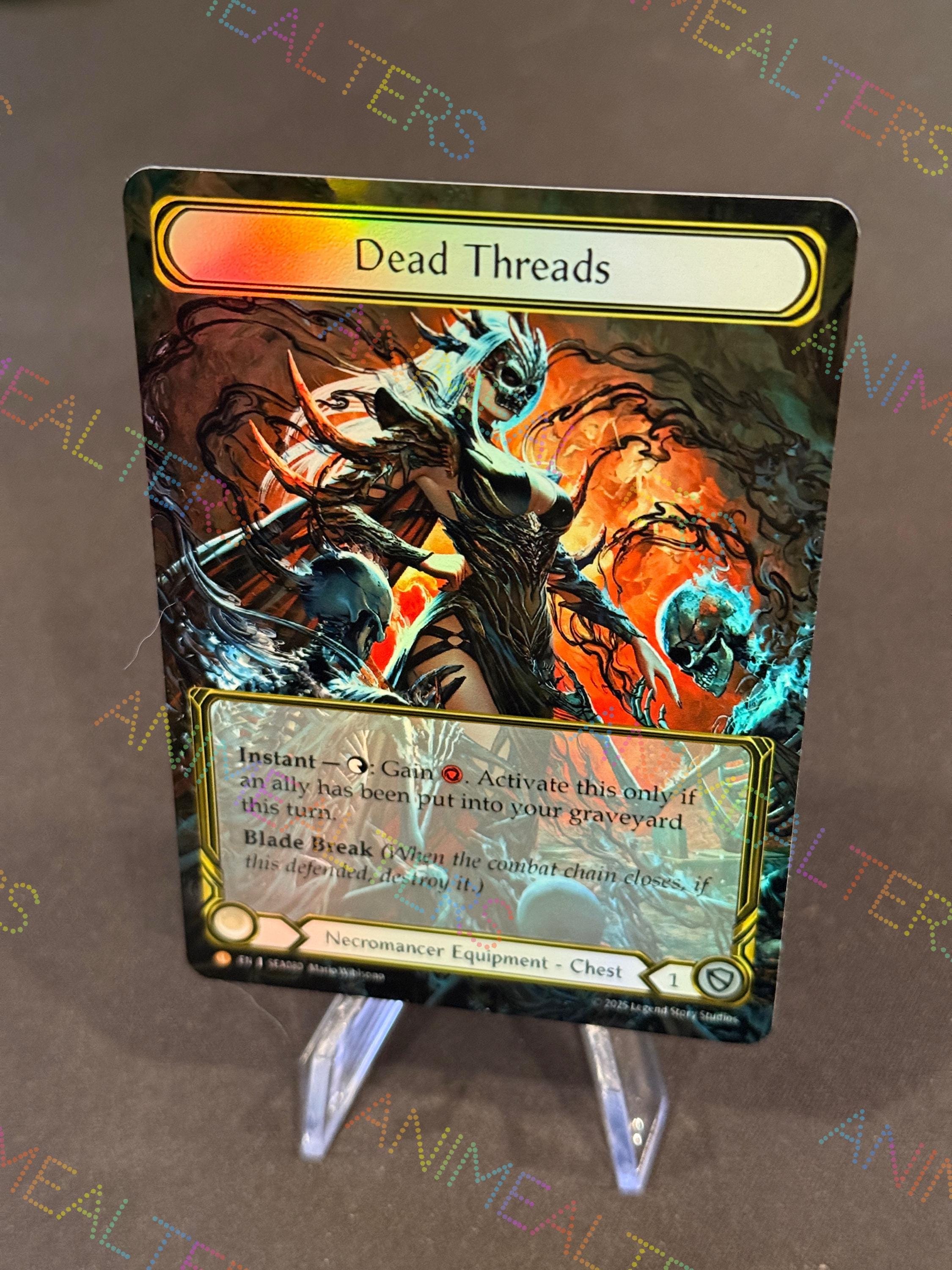 その他 Dead Threads CF flesh and blood fab Dead Threads - Equipment Proxy Alter - Flesh and Blood TCG - Etsy