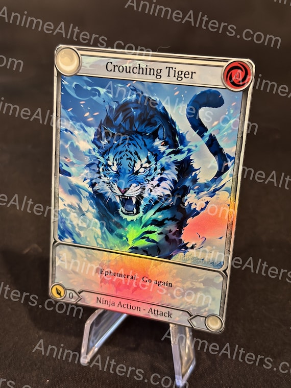 Crouching Tiger - Token Alter - Flesh and Blood TCG - Etsy Canada