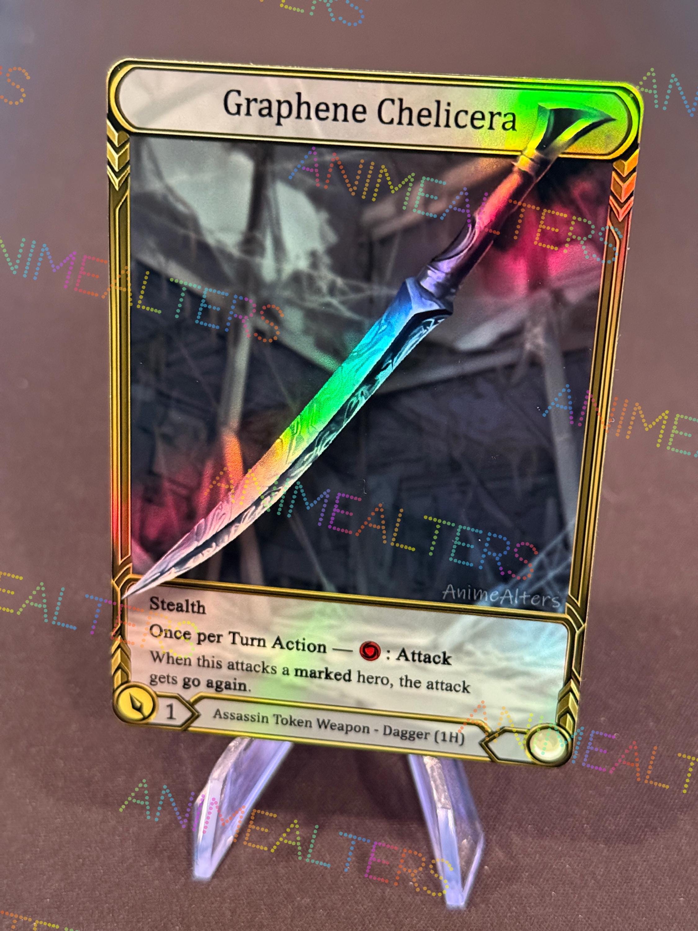 Graphene Chelicera - Weapon Alter - Flesh and Blood TCG - Etsy