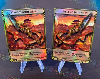 Kunai della Retribuzione - Alterazione dell&#39;Arma - Carne e Sangue TCG