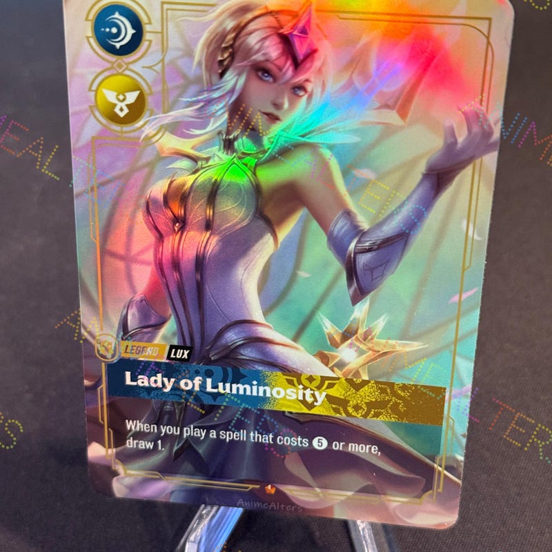 Riftbound Lux Legend - Etsy