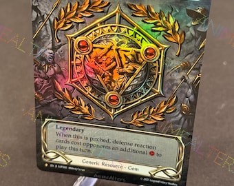 Eye of Ophidia - Gem Proxy Alter - Flesh and Blood TCG - Etsy