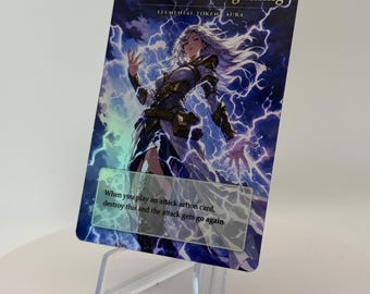 Embodiment of Lightning - Flesh and Blood Runeblade Token - Etsy