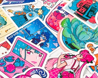 Boba Sticker Pack: 50 Waterproof Planner Stickers