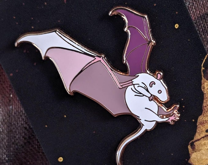 ENAMEL PIN Rats With Wings || 1.75