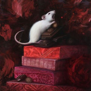 DRUK Czekoladowy szczur || "Zdobądź własną czekoladę!" || Reprodukcja dzieła sztuki